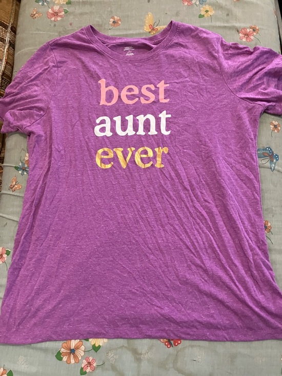 Celebrate! Tops - Best Aunt Ever Tee - Purple